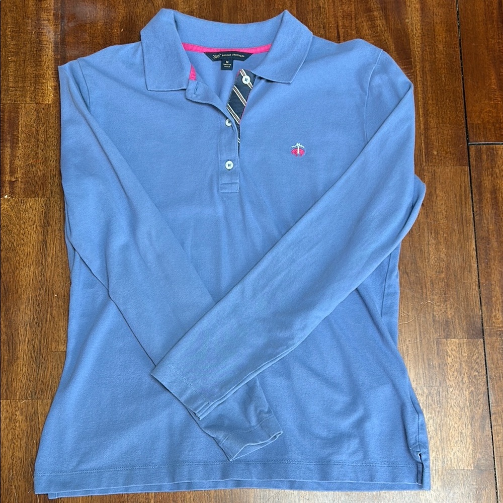 Women’s Brooks Brothers Long Sleeve Polo Shirt